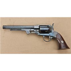Rodgers & Spencer .44 caliber percussion revolver,  US martially marked, blued finish, cartouche  gr