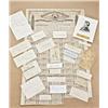 Image 1 : Lot consisting of confederate states $1,000 war  bond with coupons attached marked #881, February  1