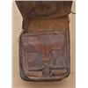 Image 4 : Pair of pommel bags with concealed holster under  flap stamped “J. W. Moore, maker, Marysville” with