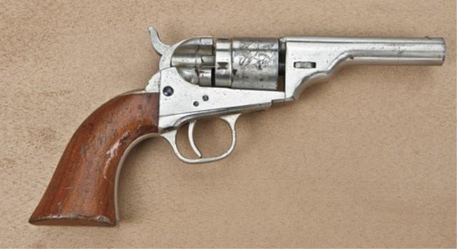 Colt (conversion) .38 caliber rimfire, 5-shot cylinder, 3-1/2” round ...