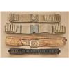 Image 1 : Lot of cartridge belts including; Woven fabric  belt, Mills type, .40 caliber rifle loops, showing  