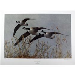 Lot of 10 Prints all numbered and signed.  Tranquility" by Larry Barton  image size 16" x 18  1/2". 