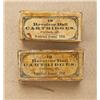 Image 1 : Lot of two full boxes of .45 caliber cartridges,  Frankford arsenal 1878. Both unopened and full  sh