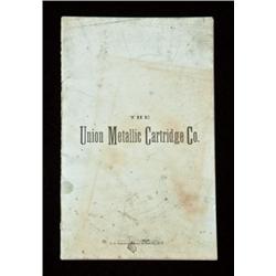 Price list, Union Metallic Cartridge Company,  November 1st 1884. Listing price of ammunition and  o