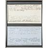 Image 1 : Two receipts dated 1853 signed D. J. Brown,  Sheriff. Shows payments of taxes in which fees  were ch