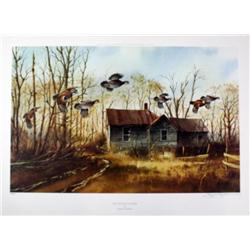 Lot of 10 Prints all numbered and signed:  “Tranquility” by Larry Barton, image size 16” x 18  ½”., 