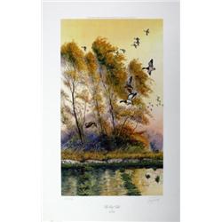 Lot of 10 Prints all numbered and signed: “First  Outing” by Douglas Van Howd, image size 23 ¾” x  1