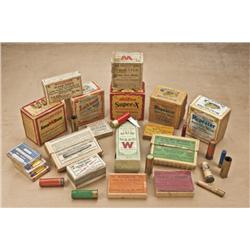 Bonanza lot of collectible and shooting ammunition  and empty decorative boxes. Includes partial box