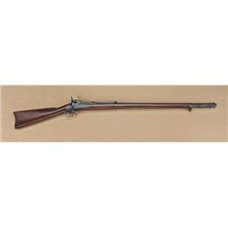 Springfield model 1888 US-issue trapdoor rifle  with ramrod bayonet, .45-70 caliber, serial  #524716
