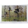 Image 3 : Lot of 10 Prints all numbered and signed: Last  Years Blinds This Years Mallards" by Russ Johnson   