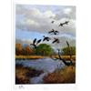 Image 5 : Lot of 10 Prints all numbered and signed: Last  Years Blinds This Years Mallards" by Russ Johnson   