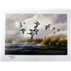 Image 9 : Lot of 10 Prints all numbered and signed: Last  Years Blinds This Years Mallards" by Russ Johnson   