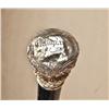 Image 3 : Lot of two antique walking stick; 1) Gold filled  ornate head that is nicely inscribed “Presented to