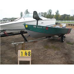 1958 Mirrocraft boat w/trailer