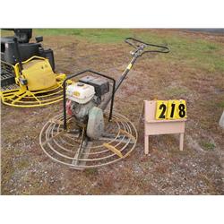 Wacker walk-behind power trowel