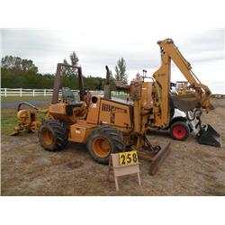 Case 660 cable plow w/D125 backhoe attachment