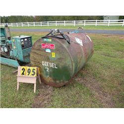 500 gallon fuel tank & pump