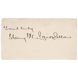 Henry Wadsworth Longfellow