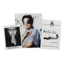 Yoko Ono and Julian Lennon