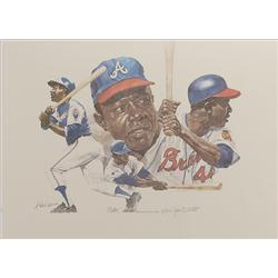 Hank Aaron and Willie Mays