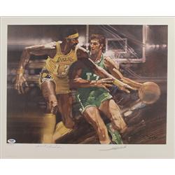 Wilt Chamberlain and John Havlicek