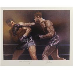 Joe Louis and Max Schmeling