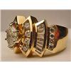 Image 5 : 14K GOLD LADIES DIAMOND RING - SZ. 7 - Poss. Vinta