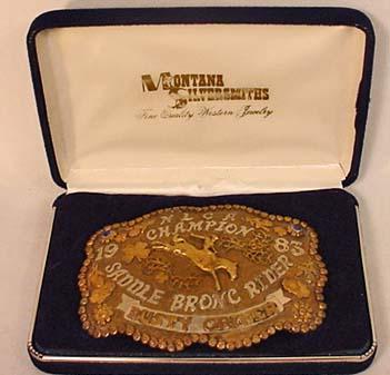 bronc riding belt buckles