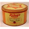 Image 1 : VINTAGE RILEY'S TOFFEE ROLLS ADVERTISING TIN W/ LI