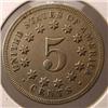 Image 1 : 1868 SHIELD NICKEL