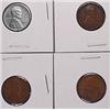Image 1 : LOT OF 4 LINCOLN CENTS - 1909-P, 1959-D, 1943-S, 1