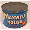 Image 1 : VINTAGE MAXWELL HOUSE COFFEE ADVERTISING TIN W/ LI