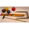 Image 1 : VINTAGE CROQUET SET - INCOMPLETE