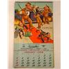 Image 1 : 1948 DEMME BROS. PAINTS ADVERTISING CALENDAR W/ LA