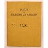 Image 1 : 1917 WW1 SOLDIERS AND SAILORS SONG BOOK