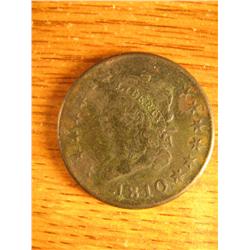 1810 Large Cent, Sharp XF…