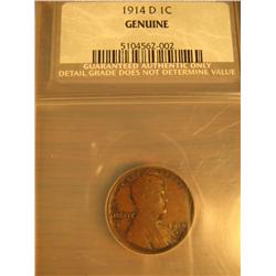 1914-D NGC "Genuine" holder