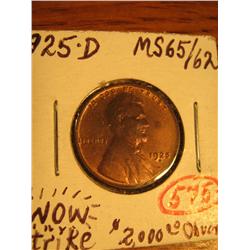 1925-D MS65/63 near-Red