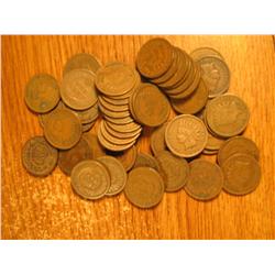 Roll of Indian Cents, Good-VG