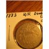 Image 1 : 1883 5c Shield D/Die Obverse