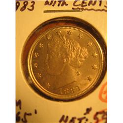1883 WITH "CENTS" GEM 65+