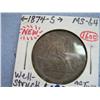 Image 1 : 1874-S MS64 ARROWS Type
