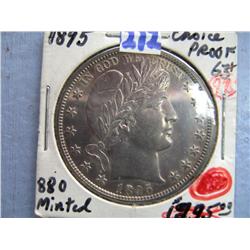 1895 PROOF-63+ Barber 50c