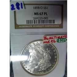1898-O NGC MS-67 P/L