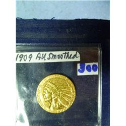 1909 U.S.5.00 Gold INDIAN-Style