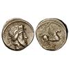Image 1 : ROMAN COINS: ROMAN REPUBLIC - Denario. 90 a.C. TITIA-1. Q. Titius. Anv.: Cabeza del dios Mutinus Tit