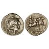 Image 1 : ROMAN COINS: ROMAN REPUBLIC - Denario. 130 a.C. VARGUNTEIA-1. Marcus Vargunteius. Anv.: Cabeza de Ro
