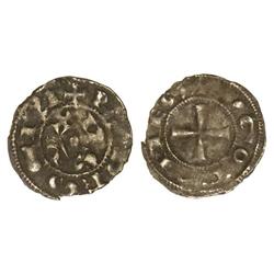MEDIEVAL COINS: CATALONIA-ARAGÓN - Òbol. HUG I, II i III. COMTAT DE RODÉS. Anv.: RODES CIVI. En el c