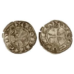 MEDIEVAL COINS: CATALONIA-ARAGÓN - Diner. HUG I, II i III. COMTAT DE RODÉS. Similar lote anterior. C