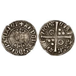 MEDIEVAL COINS: CATALONIA-ARAGÓN - Croat. ALFONS III. BARCELONA. Anv.: ALFONSVS DEI GRACIA REX. Efig